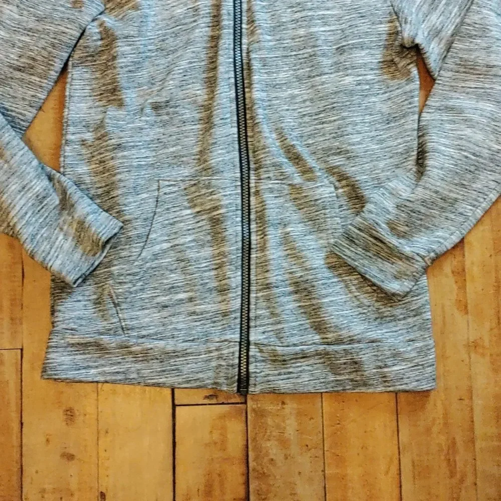 Old Navy Sweatshirt Size 14 to 16 Zip Up Heather Gray Hoodie Size XL
